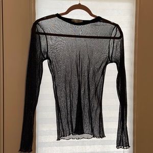 Sheer sparkly see through shirt from Mendocino